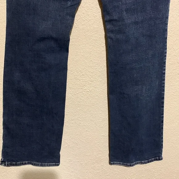 Caslon Jeans 10 Blue Stretch Straight Mid Rise 5-Pockets Cotton Spandex - Picture 10 of 16